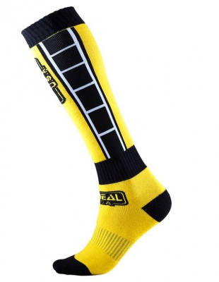 ONEAL PODKOLENKY Pro MX Socks Retro černá/žlutá 