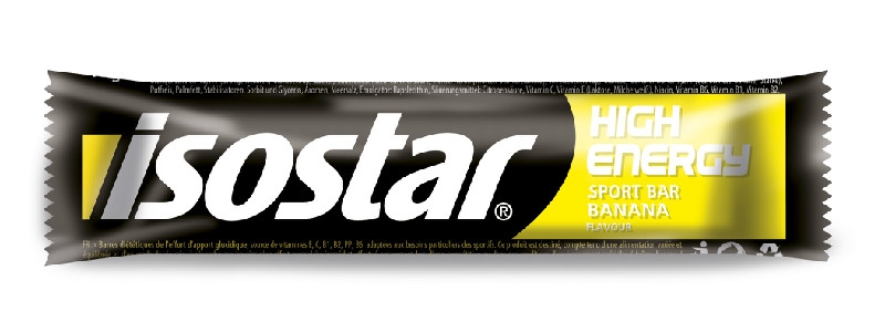 Isostar High Energy Sport Bar, banán, 40g