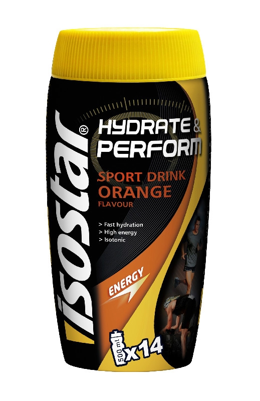 Isostar Prášek - Hydrate & Perform 560g - orange