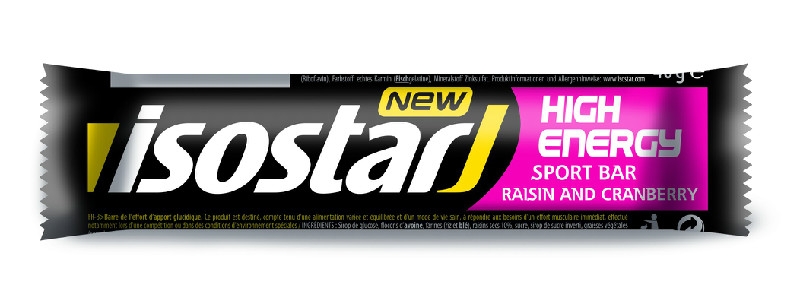 Isostar Tyčinky - High Energy 40g - s rozinkami a brusinkami