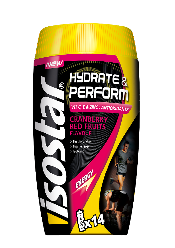 Isostar Prášek - Hydrate & Perform Antioxidant 560g - cranberry