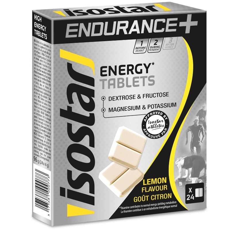 Isostar Endurance+ Energy tablety 96g - citrón
