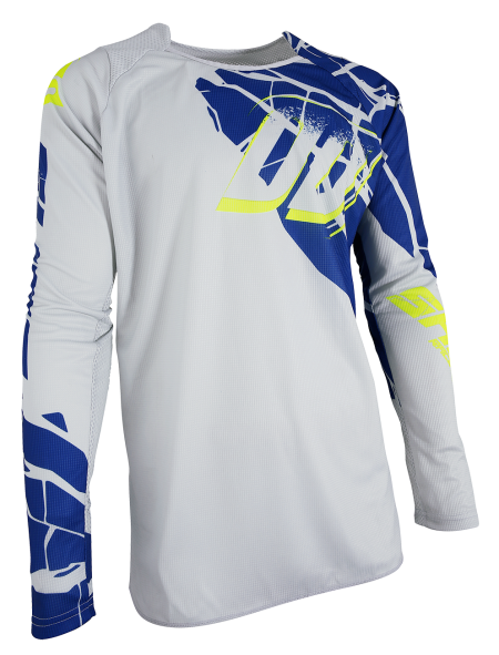 SHOT RACE GEAR 2017 DRES AEROLITE MAGMA ŠEDO/ŽLUTE NEON