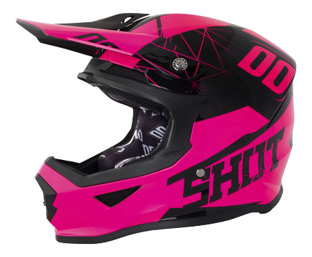 SHOT RACE GEAR 2018  HELMA FURIOUS SPECTRE NEON PINK BRILLANT