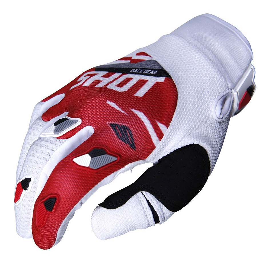 SHOT RACE GEAR 2019 CONTACT SCORE RED/WHT RUKAVICE