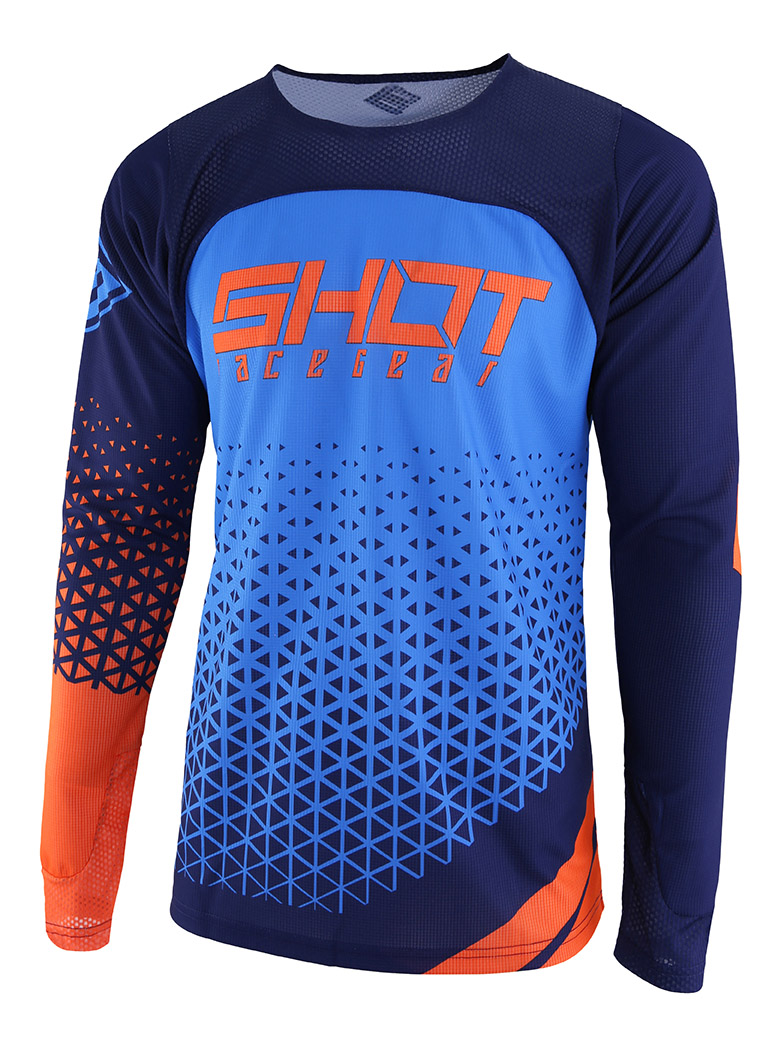 SHOT RACE GEAR 2019 AEROLITE DELTA DRES BLUE/NEON ORANGE