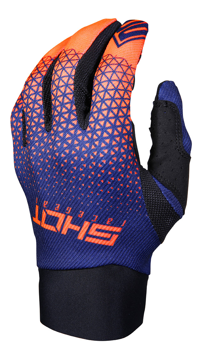 SHOT RACE GEAR 2019 AEROLITE DELTA  RUKAVICE BLUE/NEON ORANGE