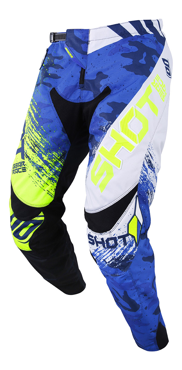 SHOT RACE GEAR 2019 CONTACT COUNTER  KALHOTY BLUE/NEON YELLOW