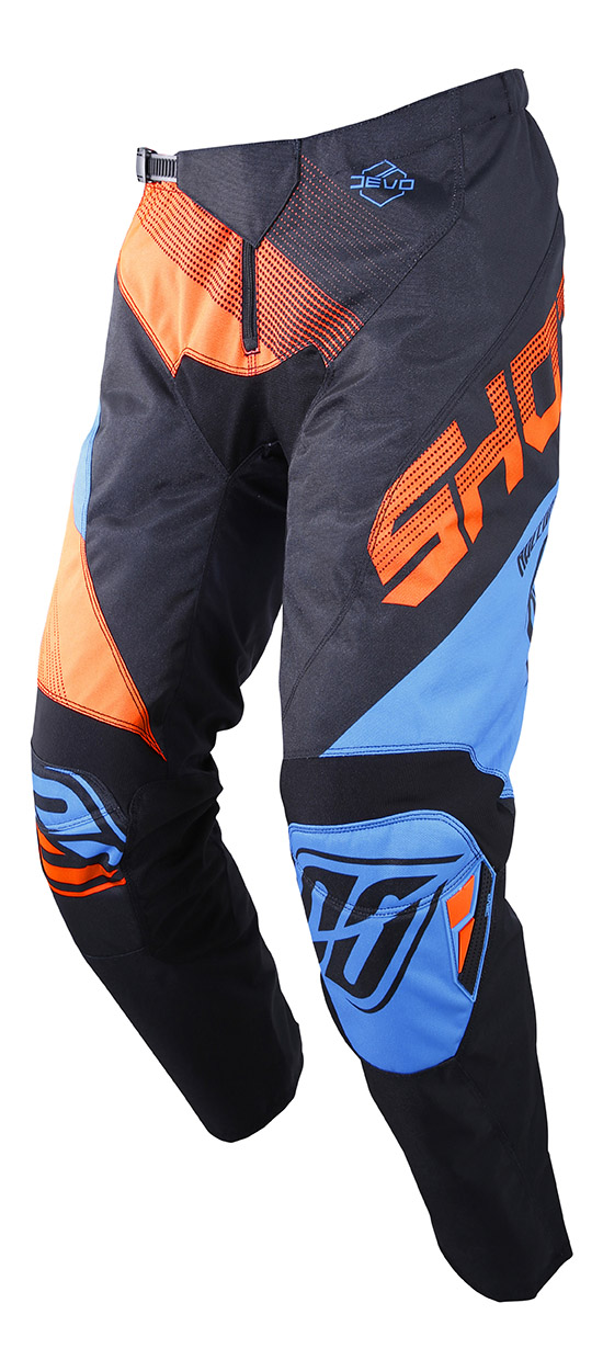 SHOT RACE GEAR 2019 DEVO ULTIMATE KALHOTY BLUE/NEON ORANGE 