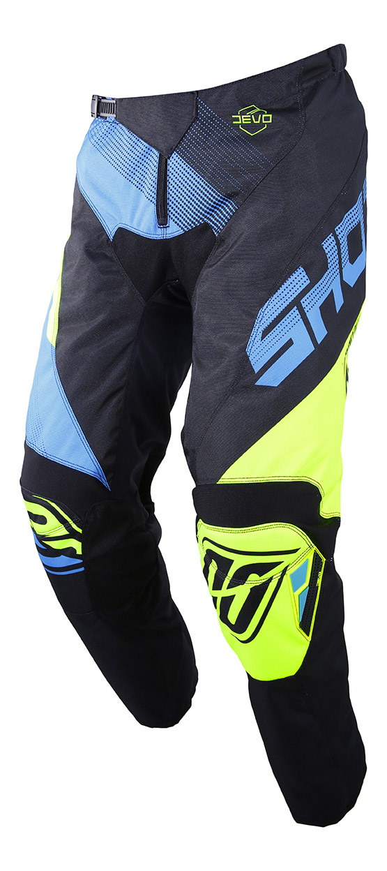 SHOT RACE GEAR 2019 DEVO ULTIMATE KALHOTY BLUE/NEON YELLOW