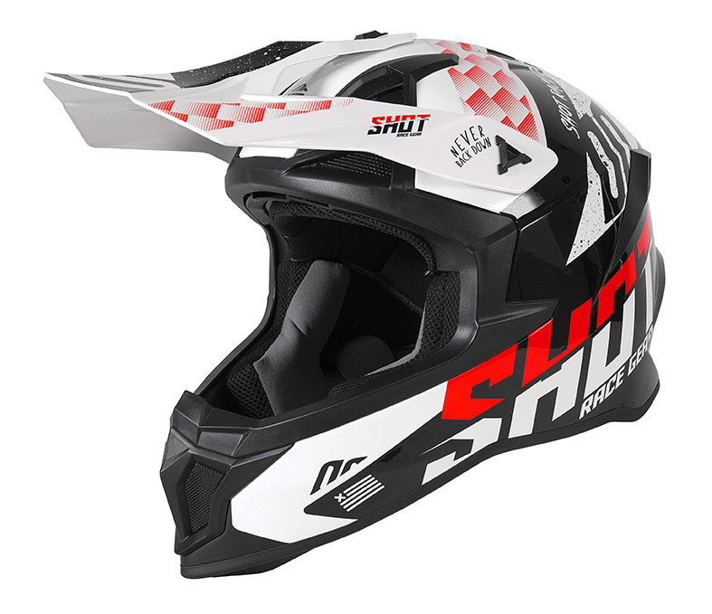 SHOT RACE GEAR 2020 HELMA  LITE RUSH - ČERVENA