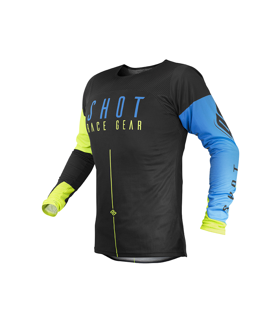 SHOT RACE GEAR 2020 DRES AEROLITE ALPHA  - MODRÁ /NEON ŽLUTÁ