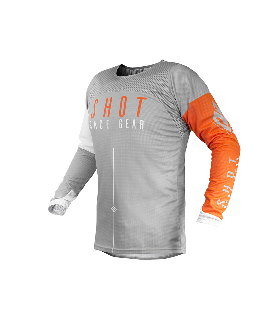 SHOT RACE GEAR 2020 DRES AEROLITE ALPHA  - ŠEDÁ /ORANŽOVÁ