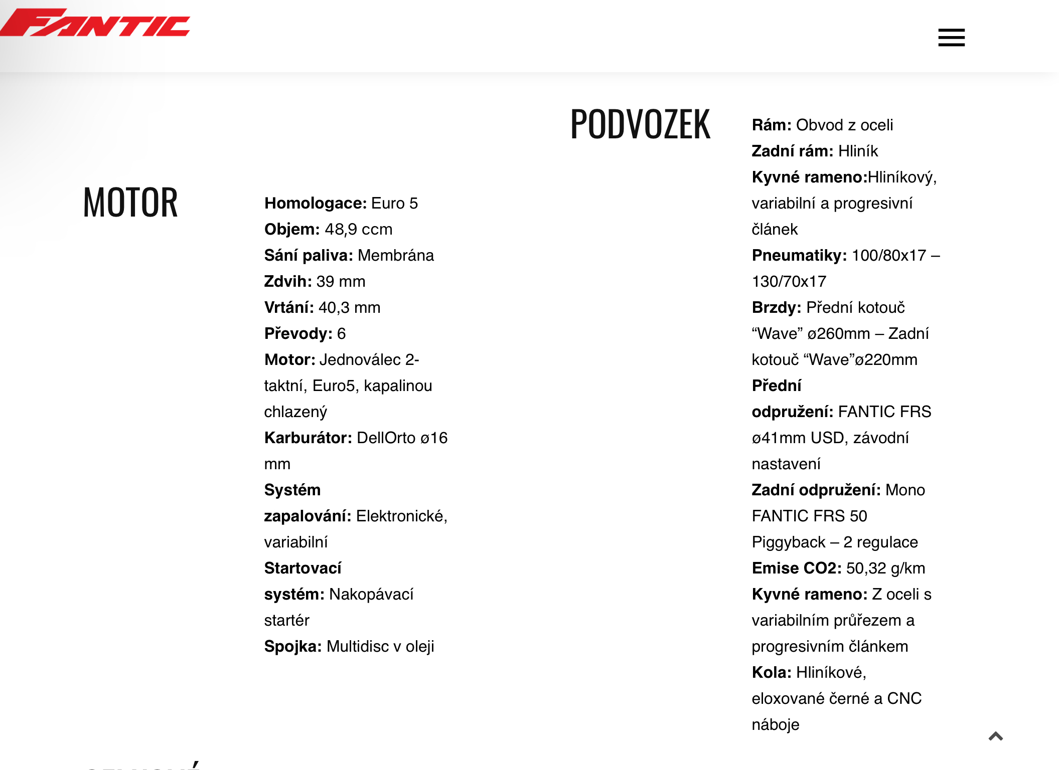 FANTIC M 50 Competition